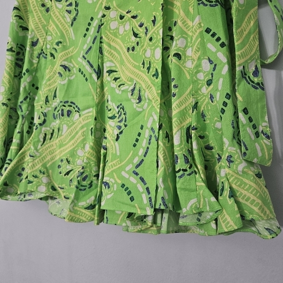 Rhode Green Willow Mini Skirt in Lime Diamond Stitch NWT - Picture 7 of 12